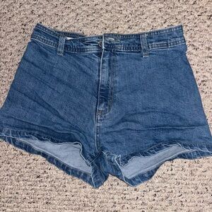 Classic Blue Denim Women's Shorts
